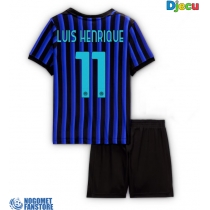 Inter Milan Luis Henrique #11 Domaci Dres za djecu 2025-26 Kratak Rukav (+ Kratke hlače)